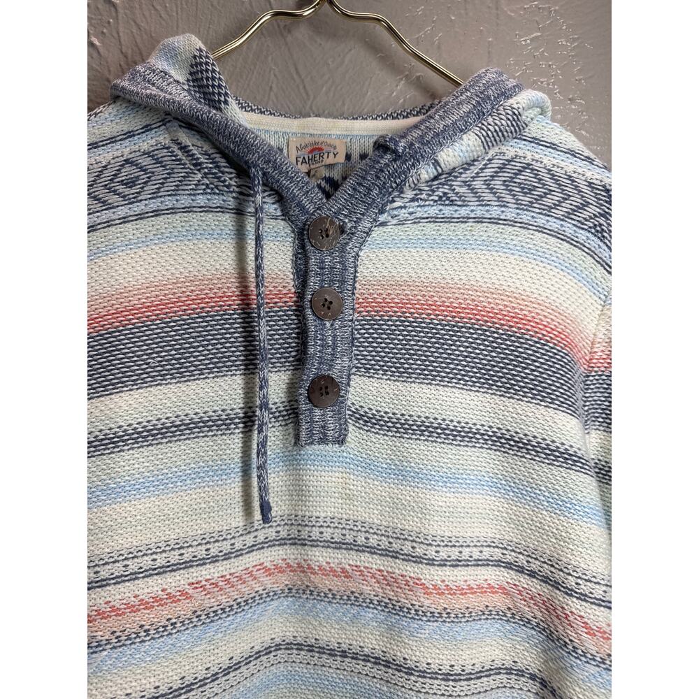 Fatherly Women’s Cove Poncho Sweater Hooded in Sierra Paradise‎ Size Small